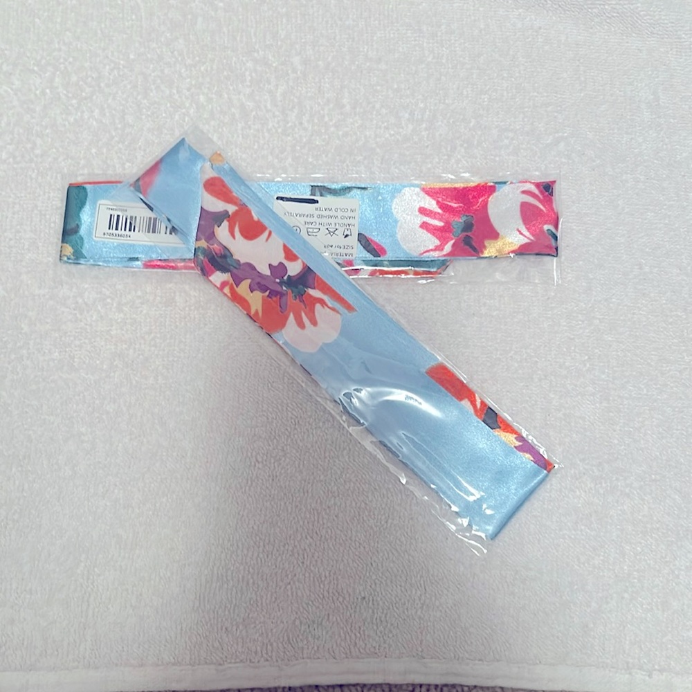 Twilly Floral Blue Multi Colored For Bag